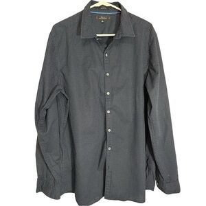 🌸Marc Anthony Slim Fit  Non Iron Stretch Dress Shirt- Blue Pokadot- Size XL